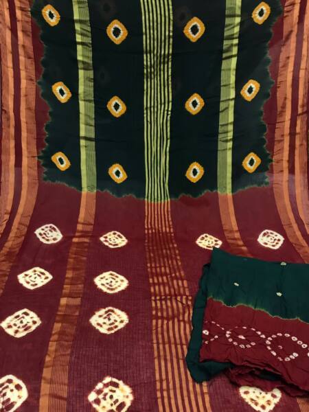 bandhani saree